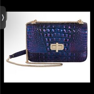 Brahmin Rosalie Convertible Chain Strap Small Leather Crossbody/nwt